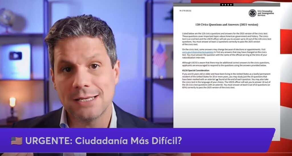 El examen para la ciudadanía será más difícil
