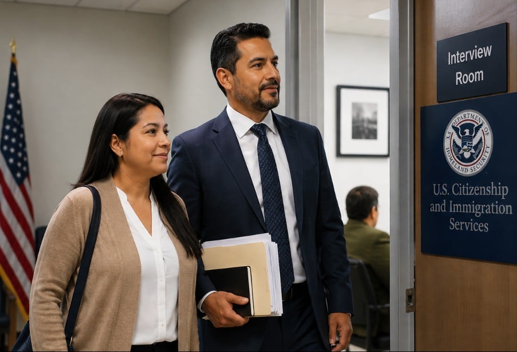 USCIS elimina la participación remota de abogados desde el 18 de mayo de 2026